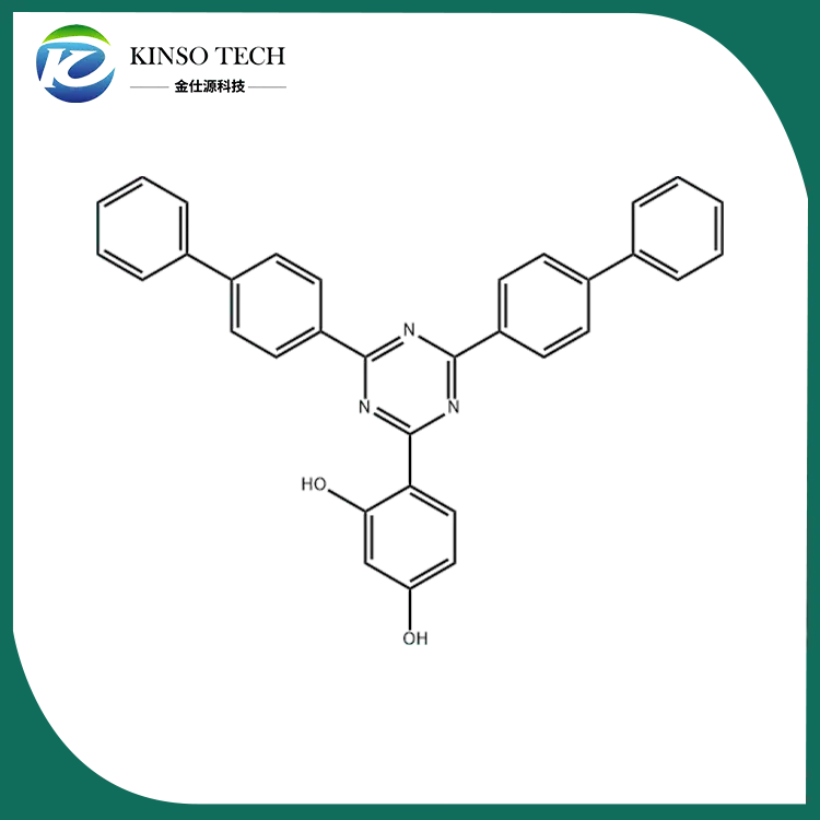 2- (2,4-ডাইহাইড্রোক্সফিনাইল) -4,6-বিস (4-বিফেনাইলিল) -1,3,5-ট্রাইজাইন সিএএস 182918-16-7