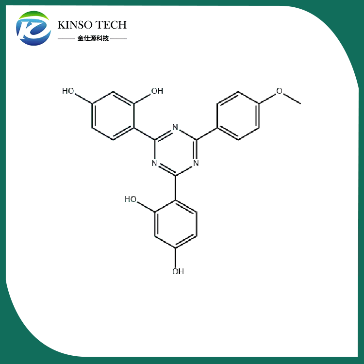 2- (4-মেথোক্সিফেনিল) 4,6-বিস- (2,4-ডাইহাইড্রোক্সফেনিল) -1,3,5-ট্রাইজাইন সিএএস 1440-00-2